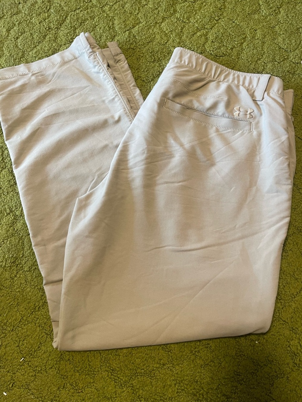 Under Armour Performance Matchplay Golf Pants Mens 38x30 Khaki Tan Stretch